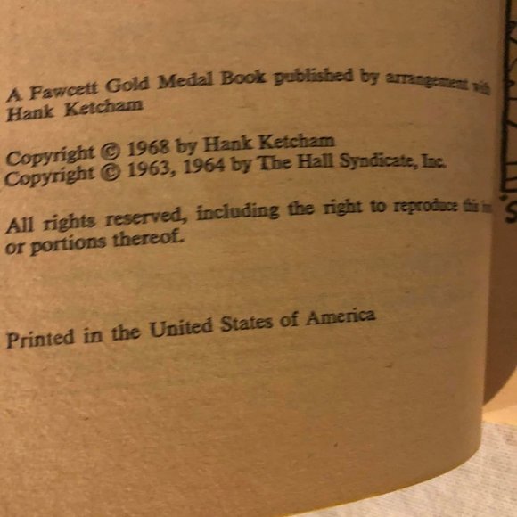 Vintage Dennis The Menace Paperback Books Set Of 3 - Picture 10 of 10